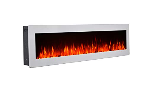 Wall Mounted Electric Fireplace with Remote Control