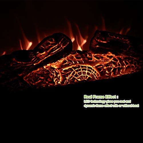 Geniqua 26" Adjustable Wall Mounted Electric Fireplace