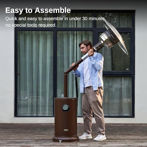 EAST OAK 48,000 BTU Outdoor Patio Heater