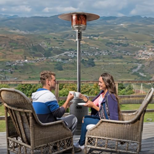 Outdoor 46,000 BTU Slate Gray Propane Heater