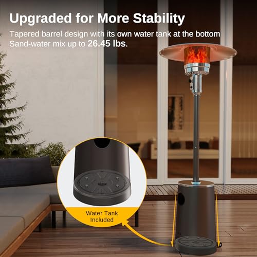 50,000 BTU Outdoor Patio Heater with Safety Features