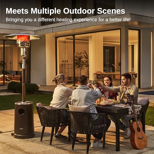 50,000 BTU Outdoor Patio Heater with Safety Features