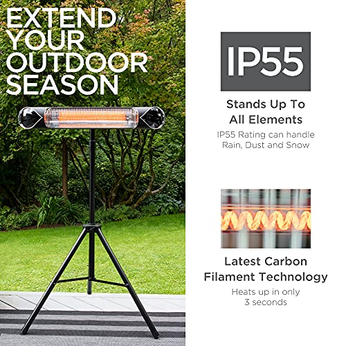 Briza 1500W Infrared Electric Patio Heater