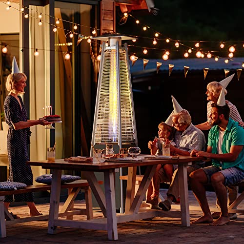 YITAHOME 48,000 BTU Pyramid Patio Heater