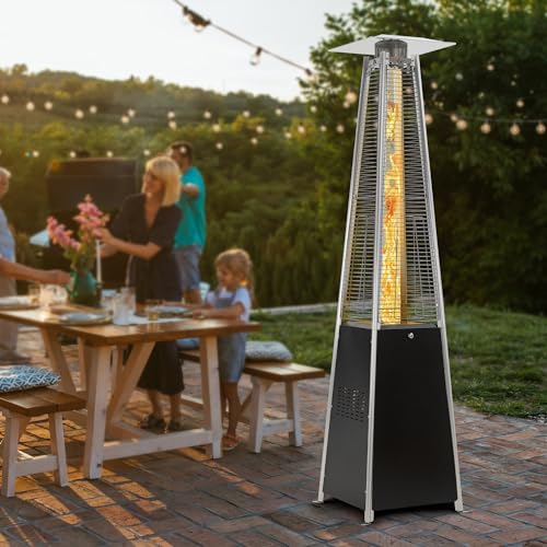 FOOWIN 48,000 BTU Pyramid Patio Propane Heater