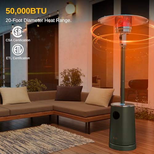 EAST OAK 50,000 BTU Outdoor Patio Heater