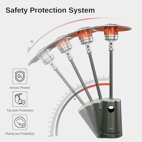 EAST OAK 50,000 BTU Outdoor Patio Heater