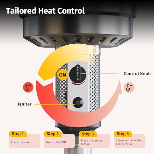 EAST OAK 48,000 BTU Outdoor Patio Heater
