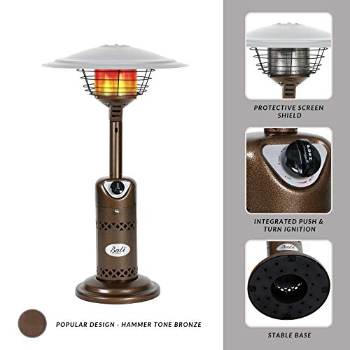 BALI OUTDOORS Bronze Propane Patio Heater