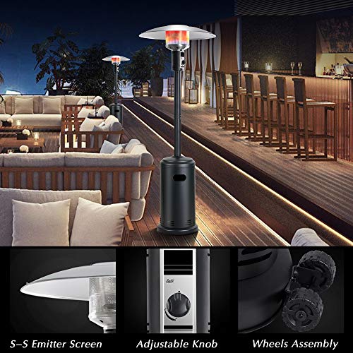 BALI OUTDOORS Tall Standing Gas Patio Heater