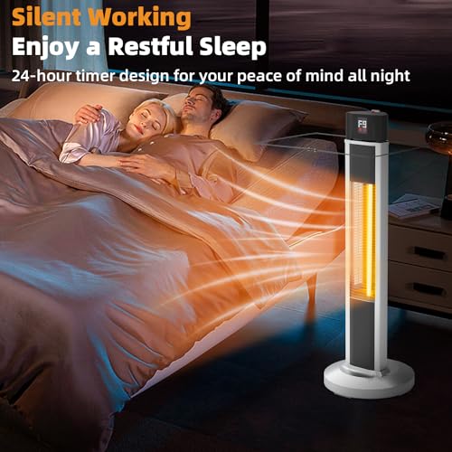 1500W Infrared Outdoor Patio Heater with Remote