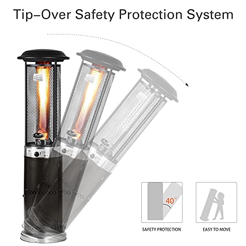 BALI OUTDOORS 36,000 BTU Stainless Steel Patio Heater
