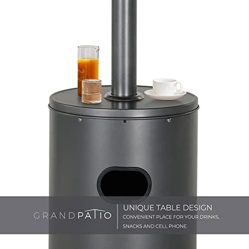 Graphite 48,000 BTU Freestanding Outdoor Heater