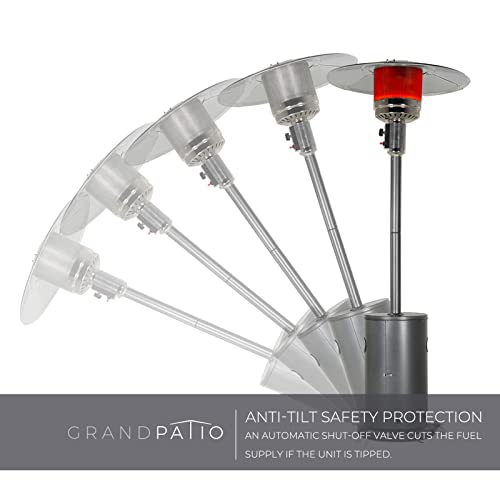 Graphite 48,000 BTU Freestanding Outdoor Heater