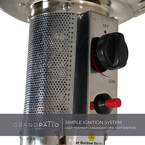 Graphite 48,000 BTU Freestanding Outdoor Heater