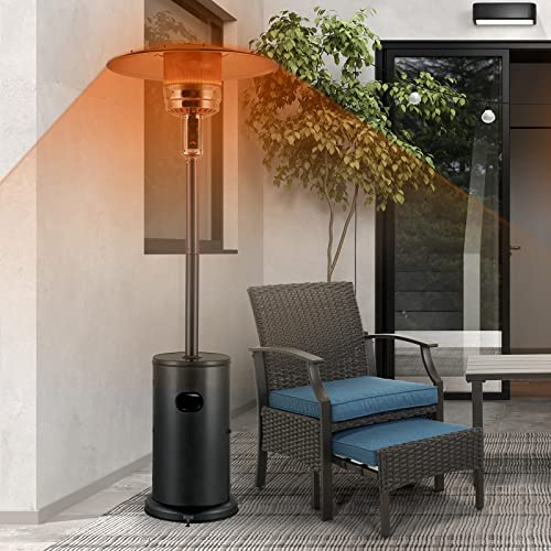 Graphite 48,000 BTU Freestanding Outdoor Heater