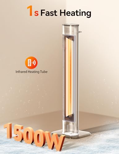 VAGKRI 42" Outdoor Infrared Patio Heater with Remote