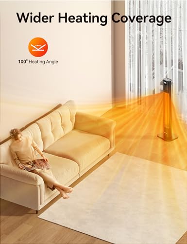 VAGKRI 42" Outdoor Infrared Patio Heater with Remote