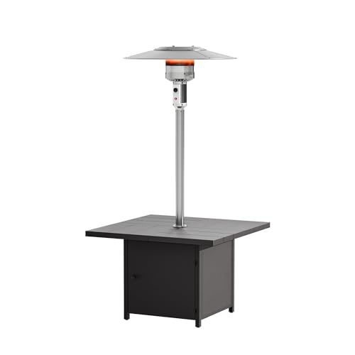 Stainless Steel 45,000 BTU Patio Heater Table
