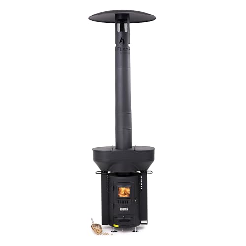 Q-Flame 106,000 BTU Outdoor Wood Patio Heater