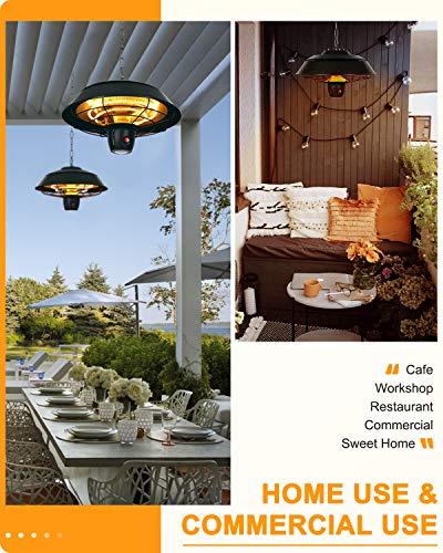Star Patio Infrared Electric Patio Heater with Remote