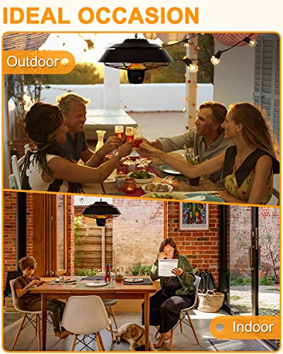 Star Patio Infrared Electric Patio Heater with Remote