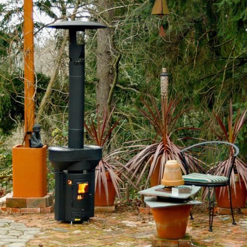 Q-Flame 106,000 BTU Outdoor Wood Patio Heater