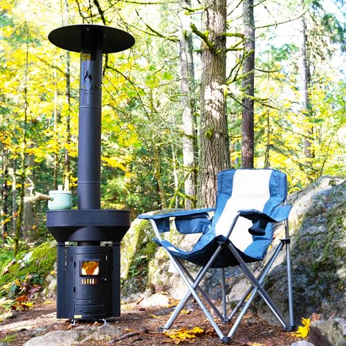 Q-Flame 106,000 BTU Outdoor Wood Patio Heater