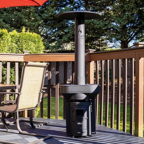 Q-Flame 106,000 BTU Outdoor Wood Patio Heater