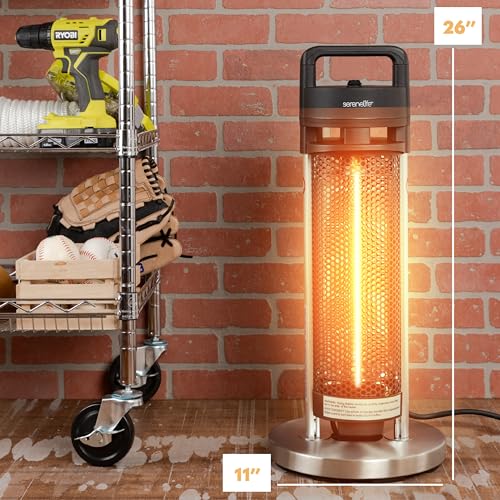 SereneLife 900W Infrared Electric Patio Heater