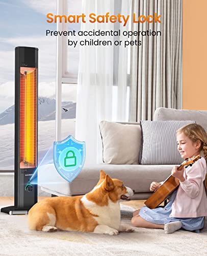 Haimmy 42" Infrared Outdoor Electric Patio Heater