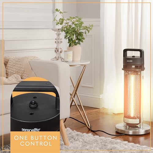 SereneLife 900W Infrared Electric Patio Heater