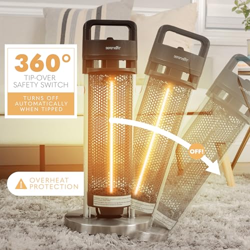 SereneLife 900W Infrared Electric Patio Heater