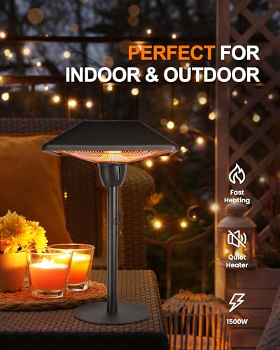 Star Patio 1500W Waterproof Tabletop Infrared Heater