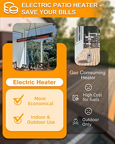 Star Patio Hanging Electric Infrared Outdoor Heater