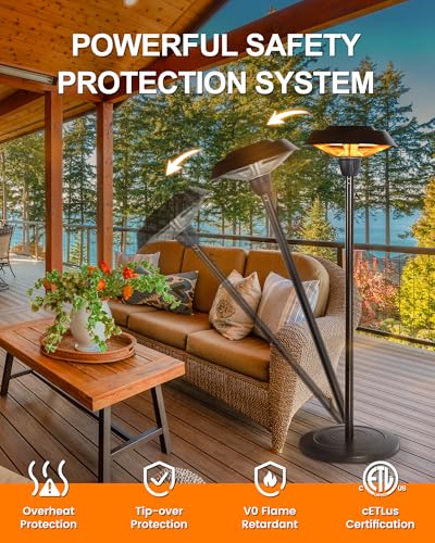 Star Patio Freestanding Electric Outdoor Heater
