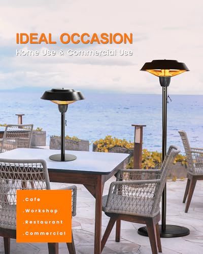 Star Patio Freestanding Electric Outdoor Heater