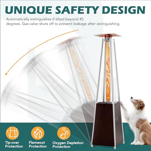 PATIOPIA 48,000 BTU Flame Pyramid Heater