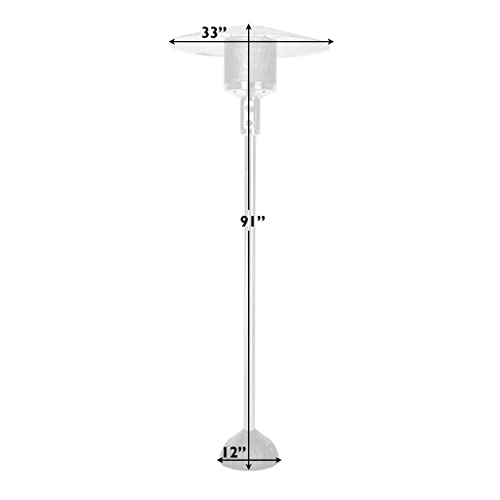 Fire Sense Stainless Steel Natural Gas Patio Heater