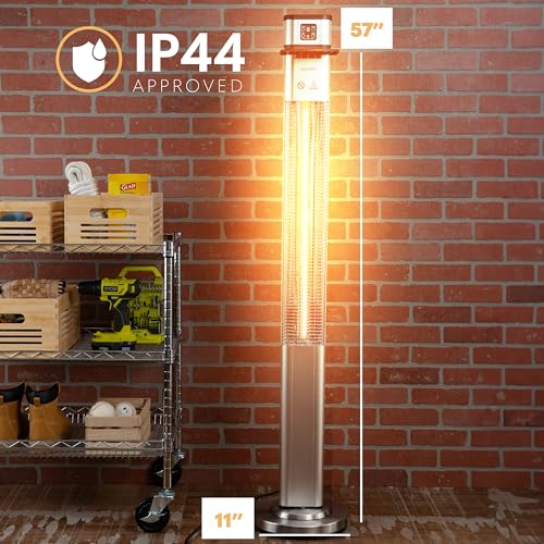 SereneLife Infrared Electric Patio Heater with Remote