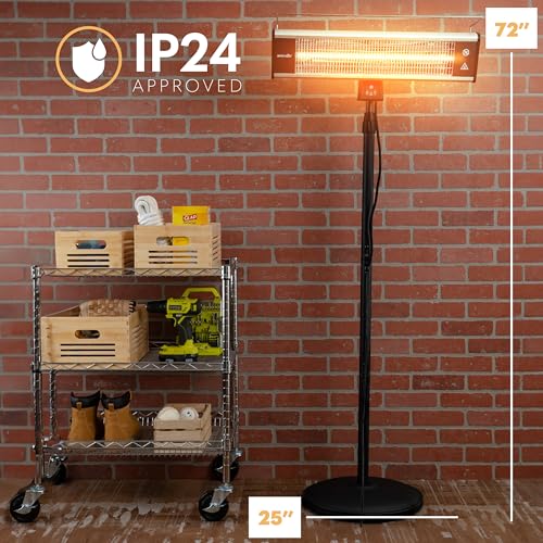 SereneLife Portable Electric Infrared Patio Heater