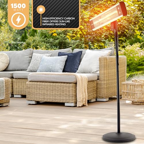 SereneLife Portable Electric Infrared Patio Heater