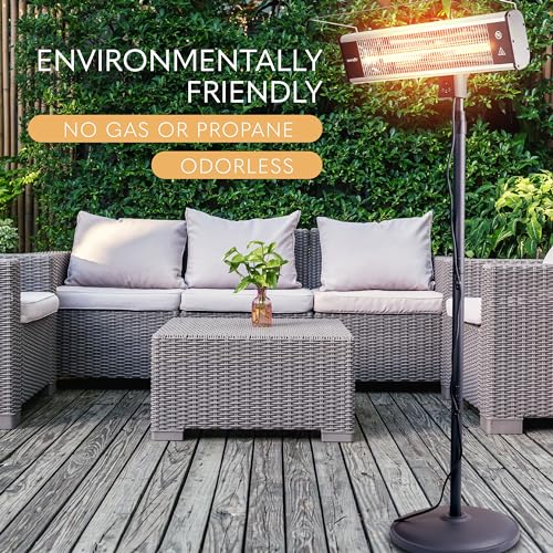 SereneLife Portable Electric Infrared Patio Heater