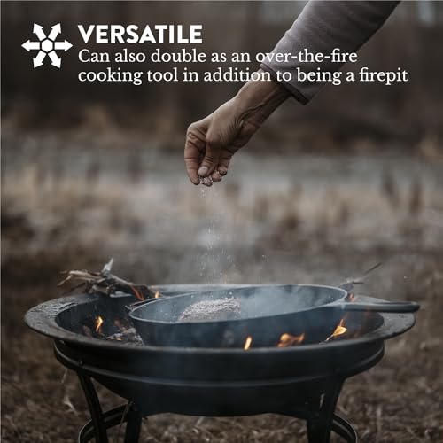 Gas One 22" Outdoor Wood Burning Fire Pit