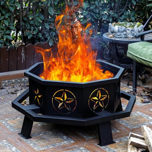 Verdeluxe 35-Inch Heavy Duty Outdoor Fire Pit