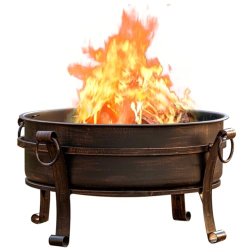 EcoNook 3-in-1 Fire Pit with Grill & Cover