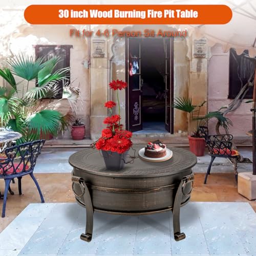 EcoNook 3-in-1 Fire Pit with Grill & Cover