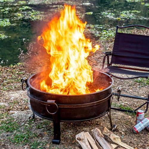 EcoNook 3-in-1 Fire Pit with Grill & Cover