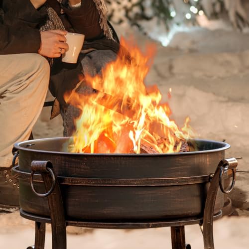 EcoNook 3-in-1 Fire Pit with Grill & Cover