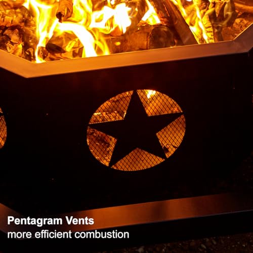 Panovue 42" Heavy Duty Outdoor Fire Pit